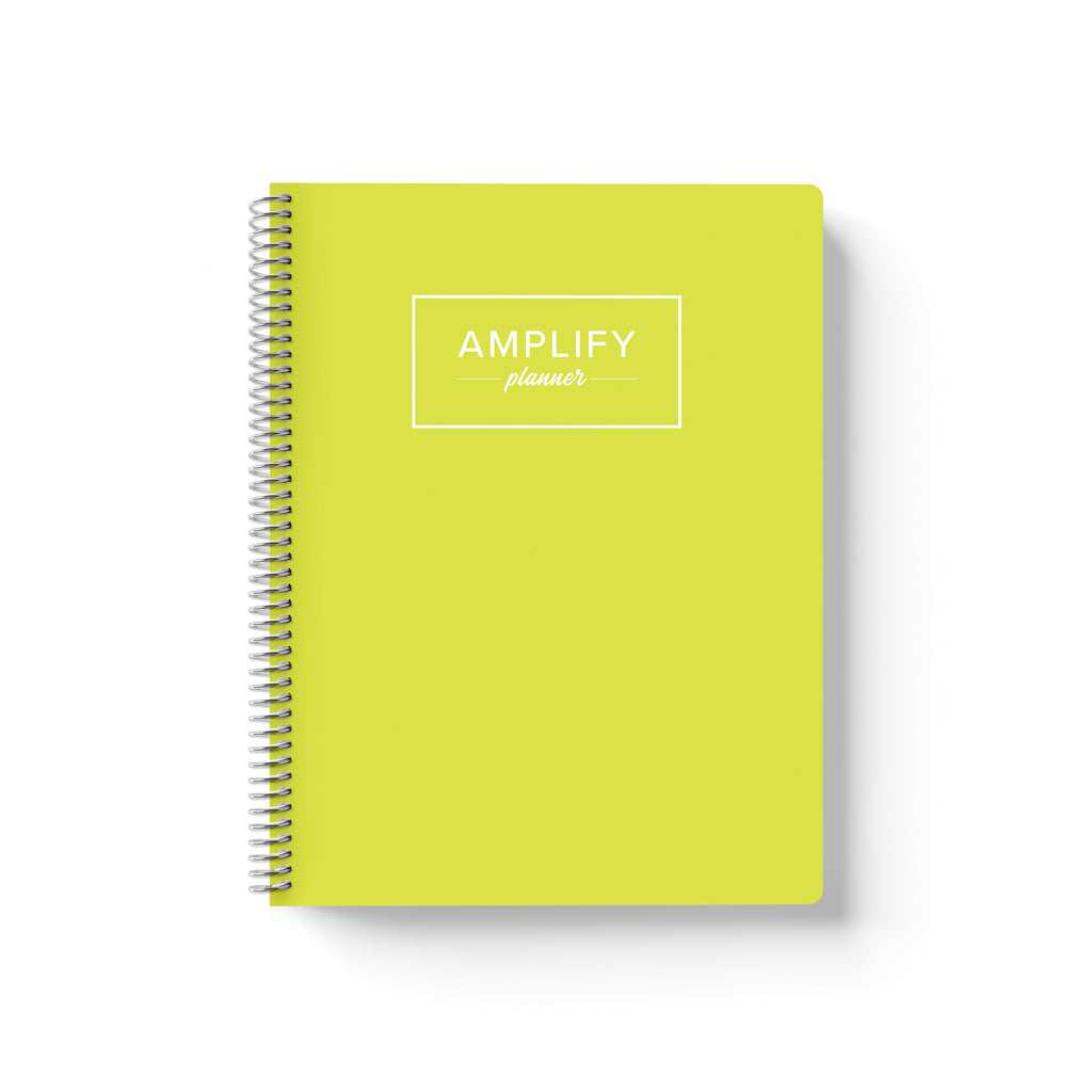 creative black july start academic yearly amplify planner