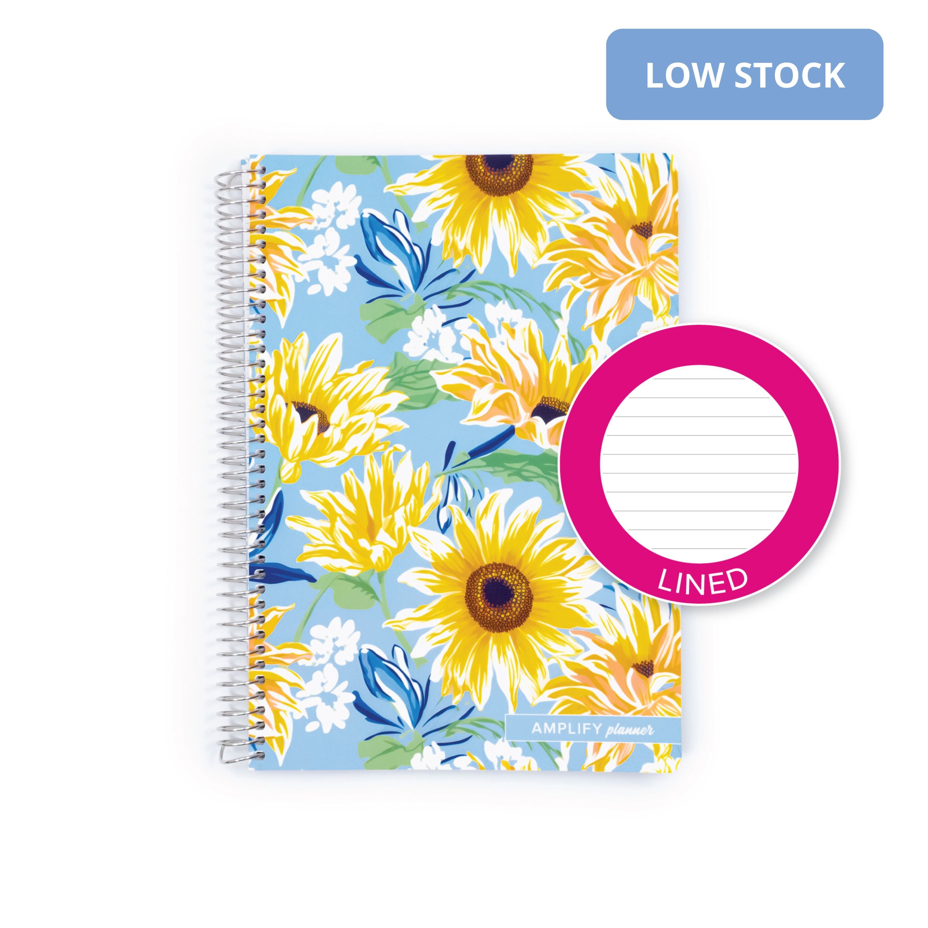Under The Sunflowers Spiral Notebook