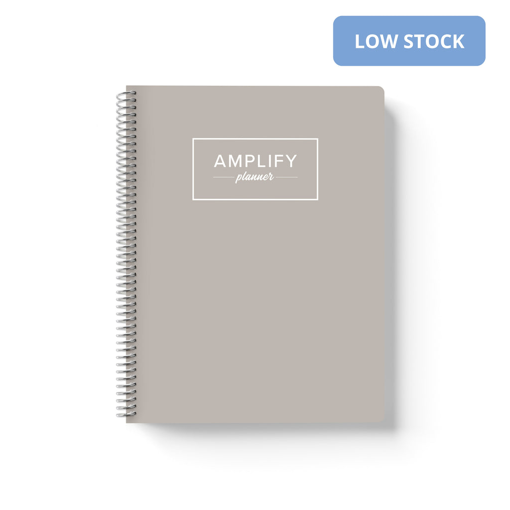 Dream Grey Yearly Planner January-December 2024