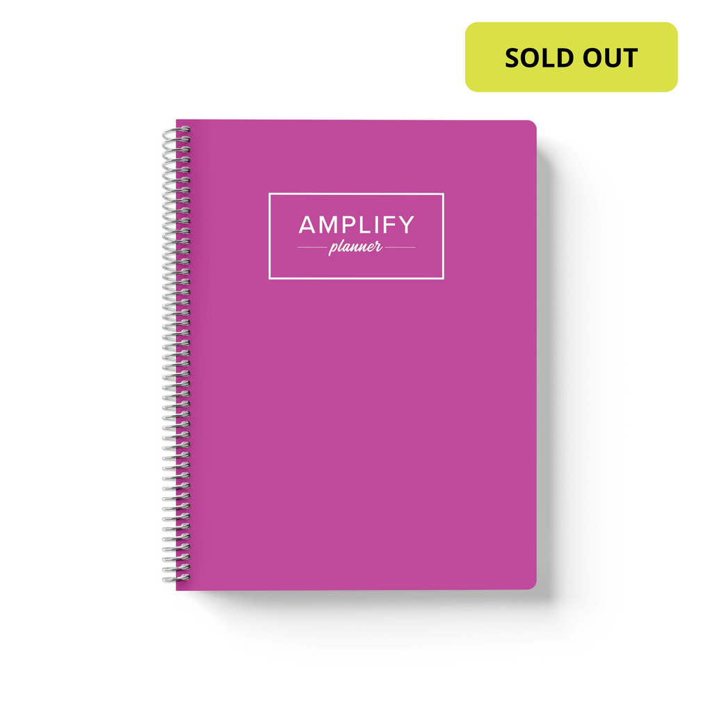 Vivid Magenta Yearly Planner | July 2024-June 2025