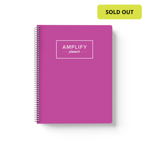 Vivid Magenta Yearly Planner | July 2024-June 2025
