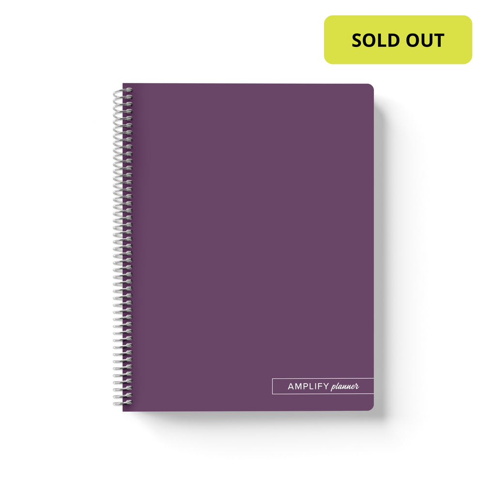 Majestic Purple Spiral Notebook