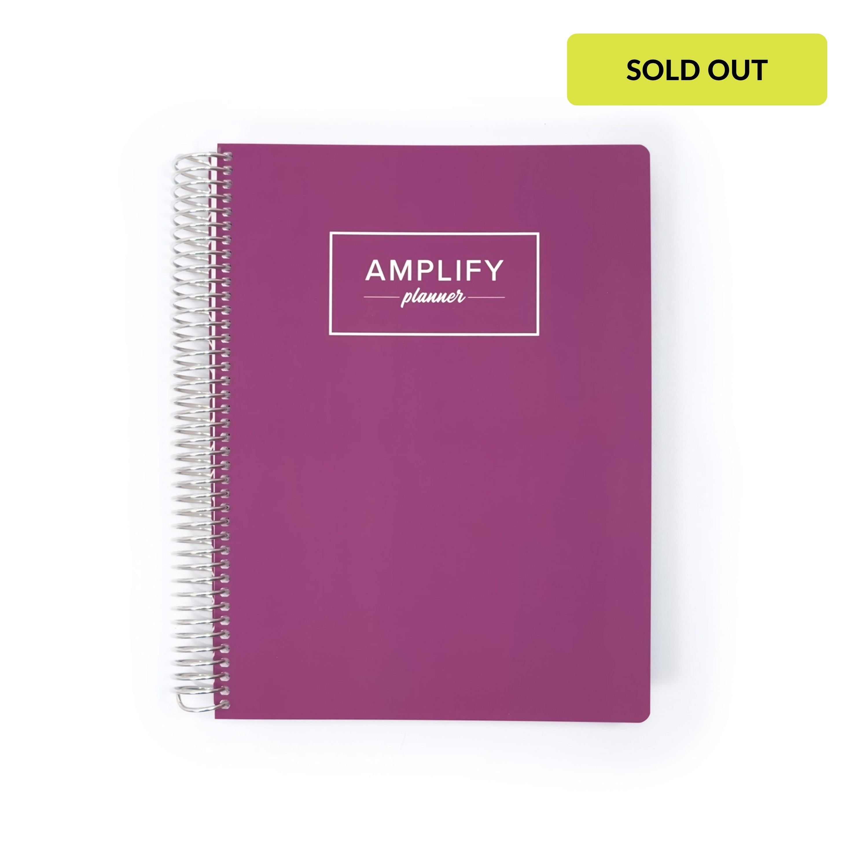 Weekly amplify planner for 2026 in the color way Becoming Mauve