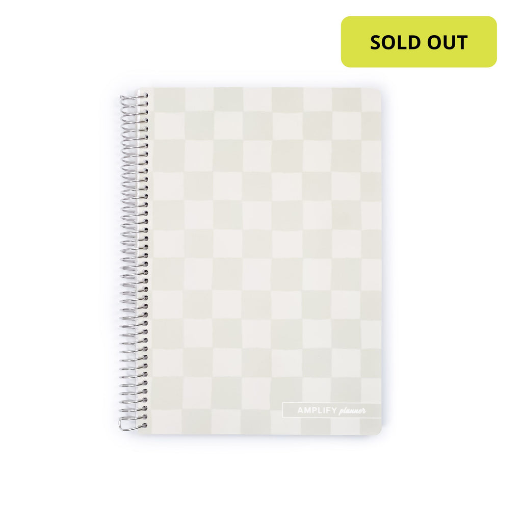 Simply Checkered Spiral Notebook