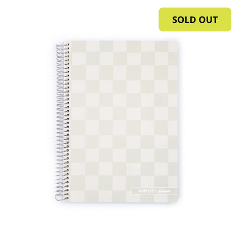 Simply Checkered Spiral Notebook