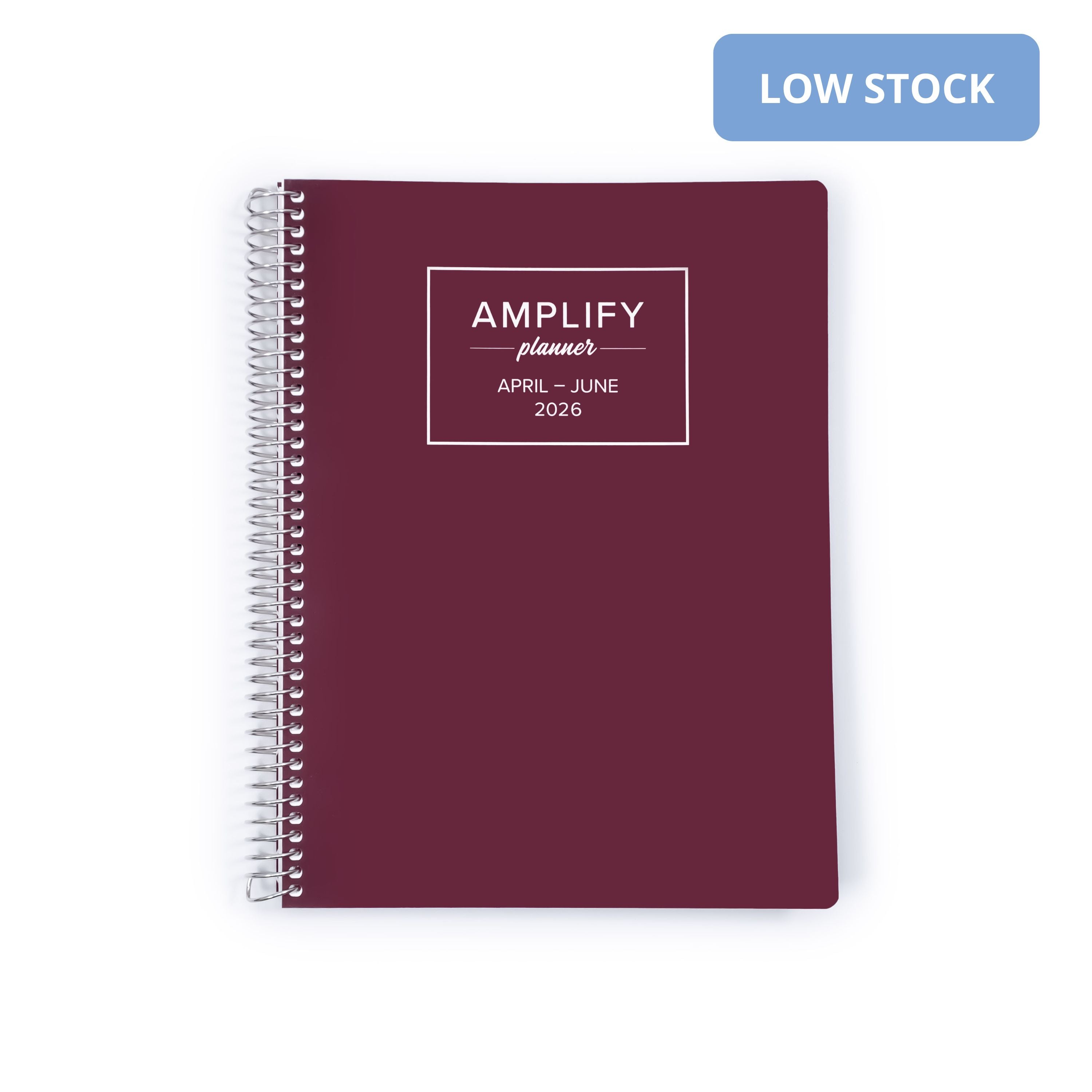 Daily Planner - April-June 2026 - This Is Maroon