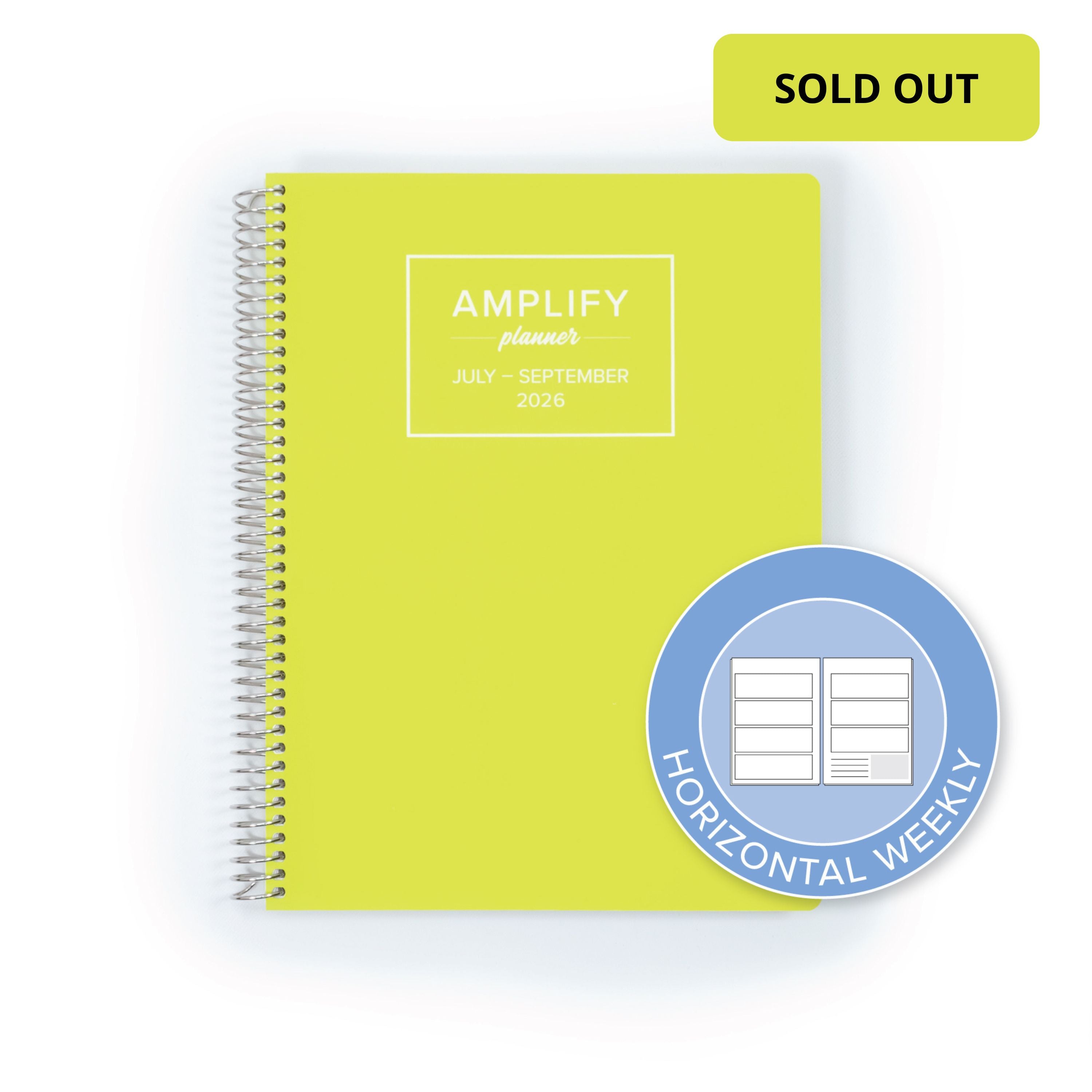 Daily Planner - July-September 2026 - Electric Yuzu