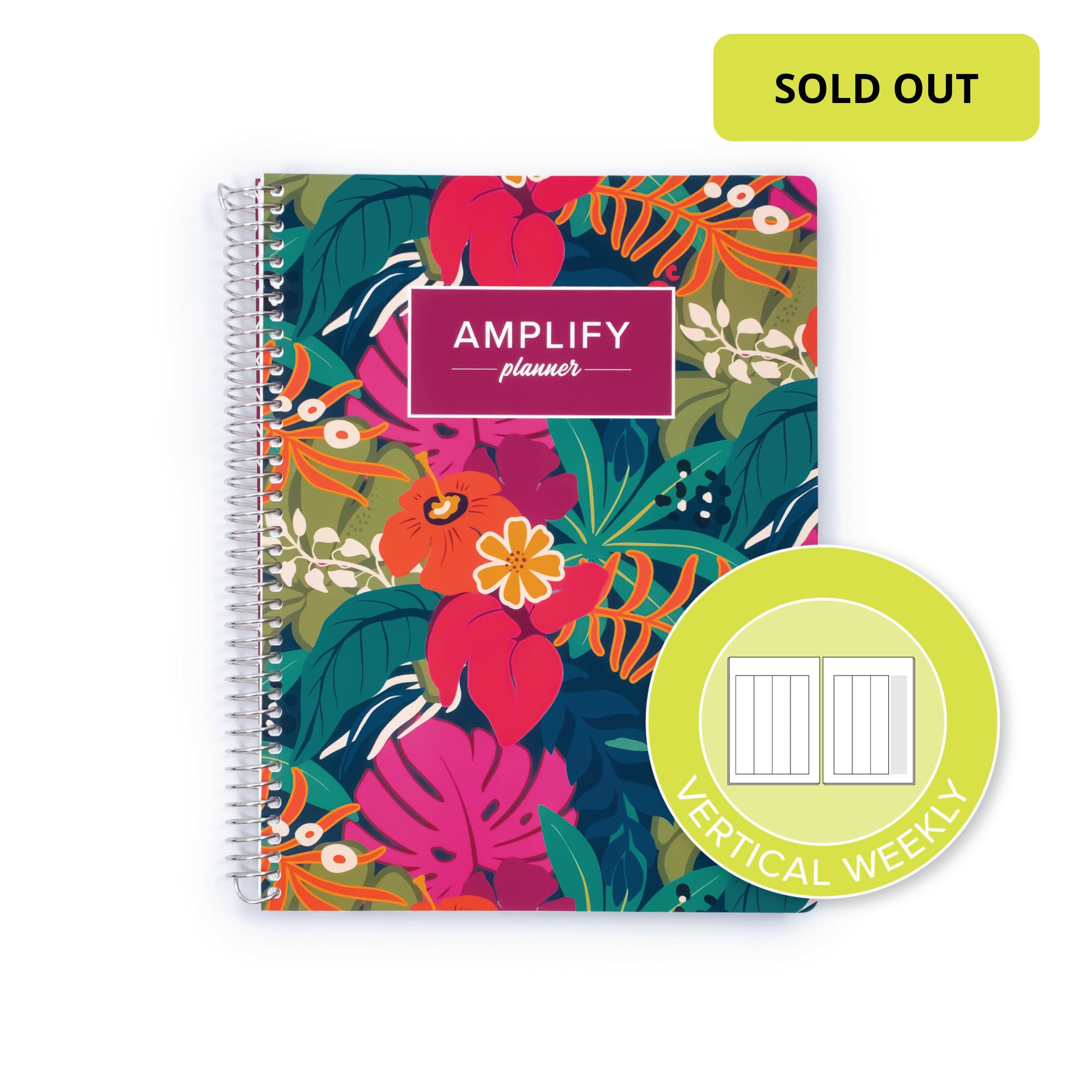 Undated Daily Planner - Boldly Tropical