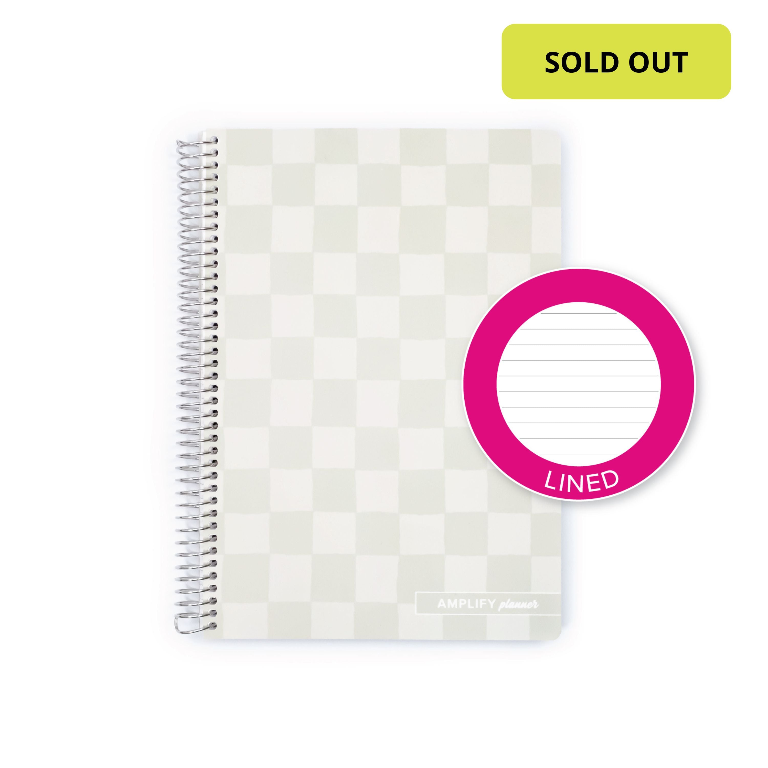 Simply Checkered Spiral Notebook