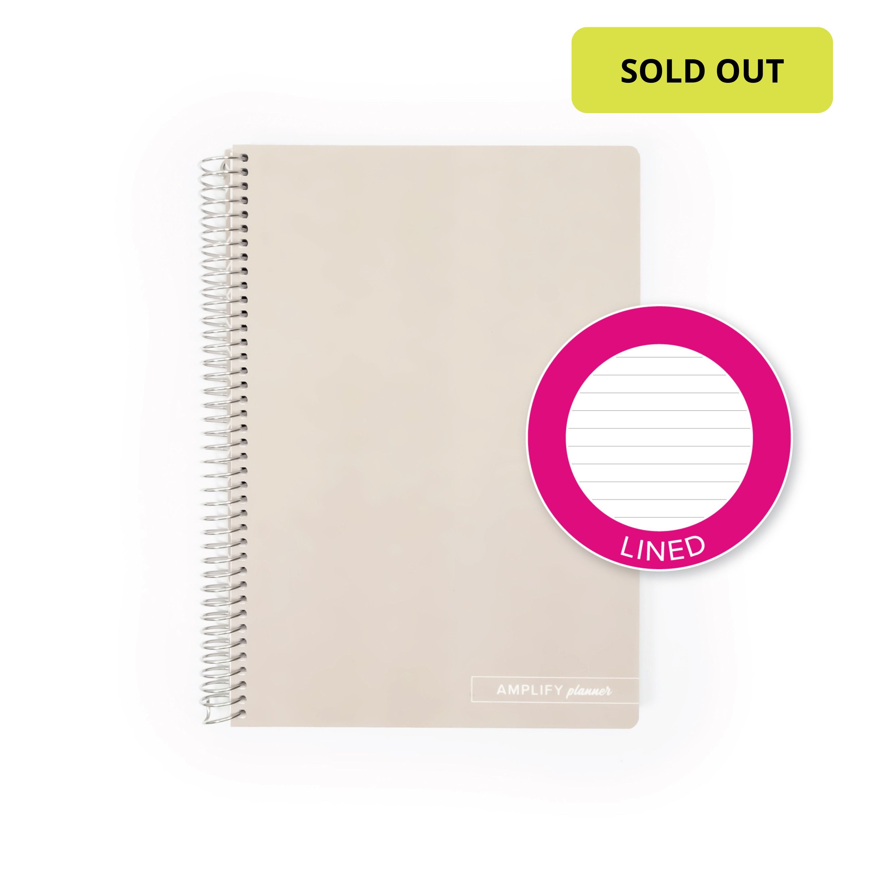 Almond Croissant Spiral Notebook