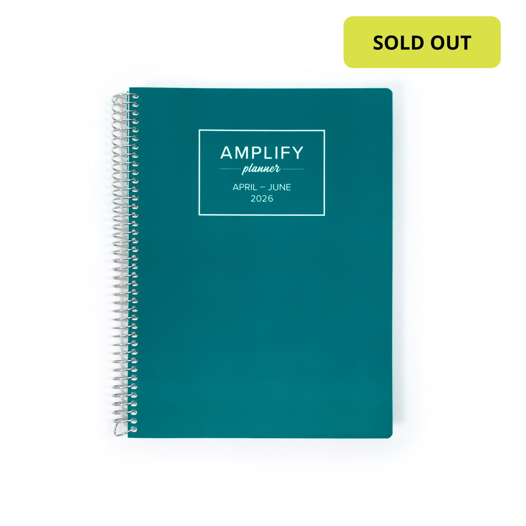 Daily Planner - April-June 2026 - Quiet Teal