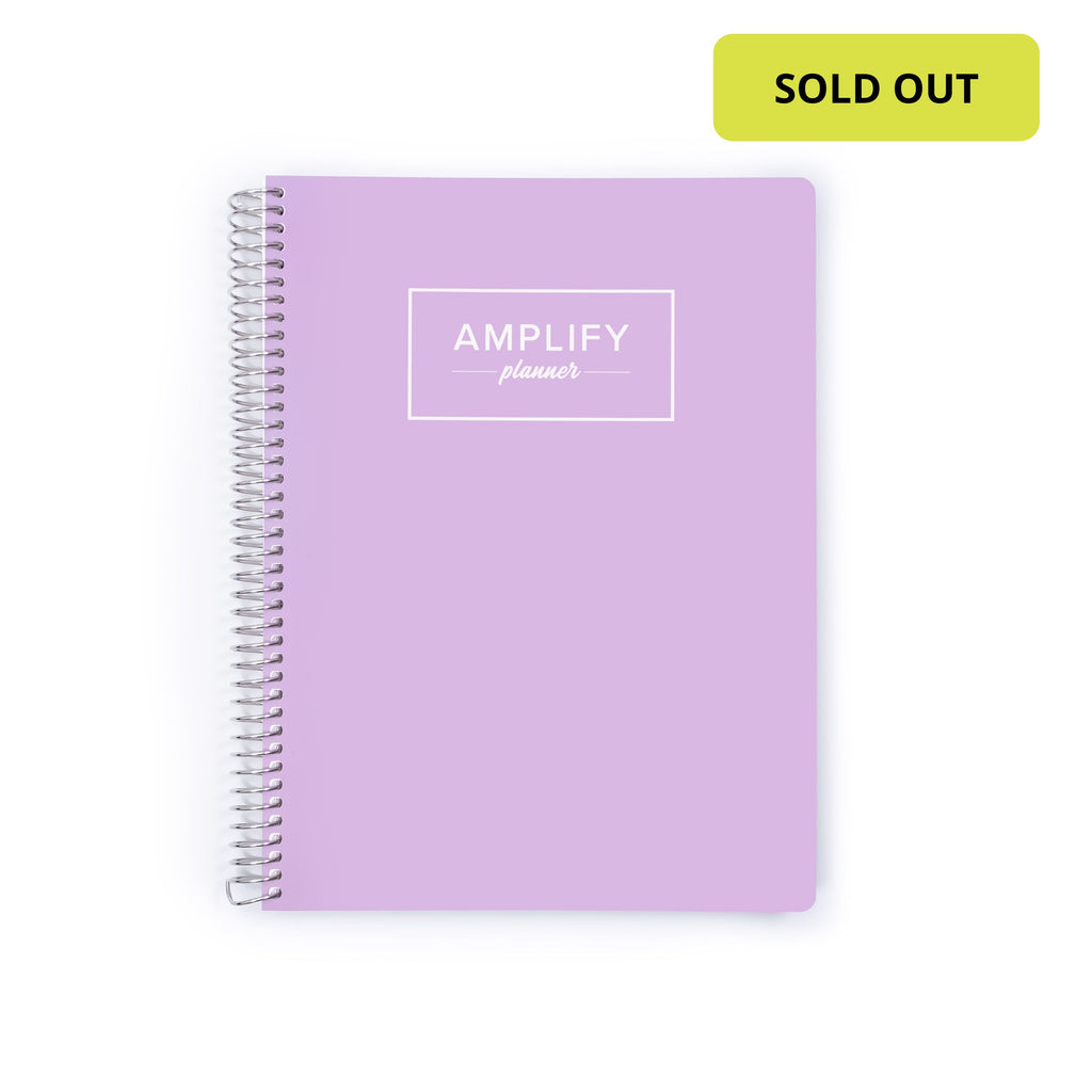 Undated Daily Planner - Lavender Grace