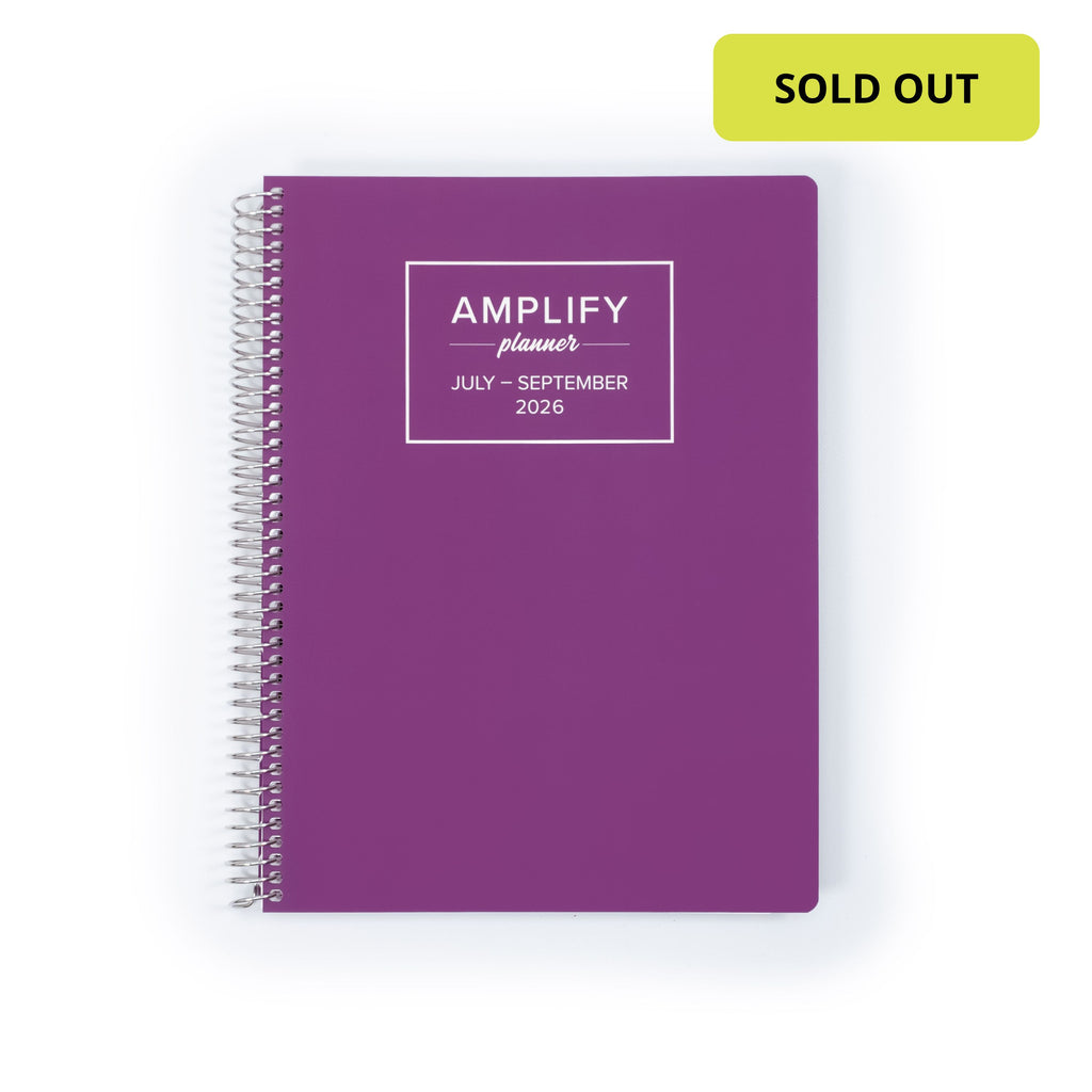 Daily Planner - July-September 2026 - Endless Purple