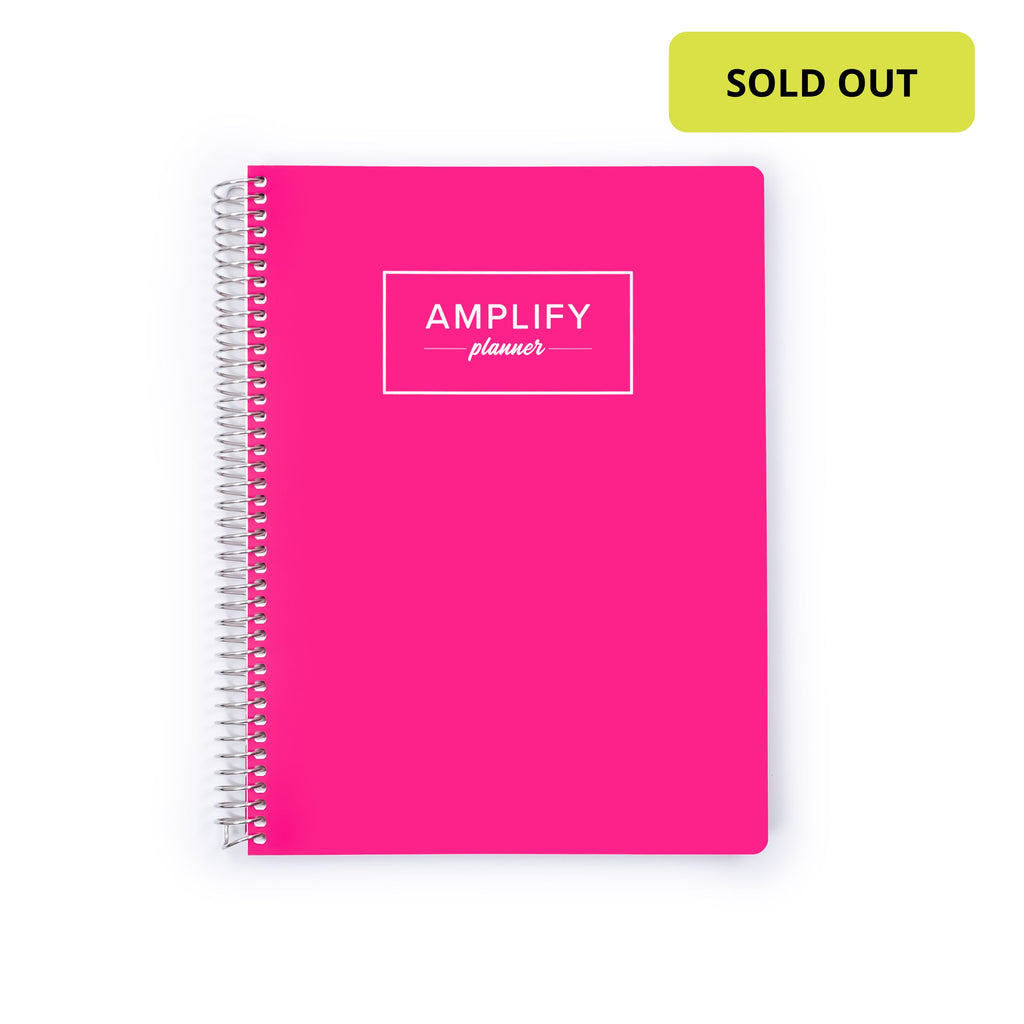 Undated Daily Planner - Make Moves Pink
