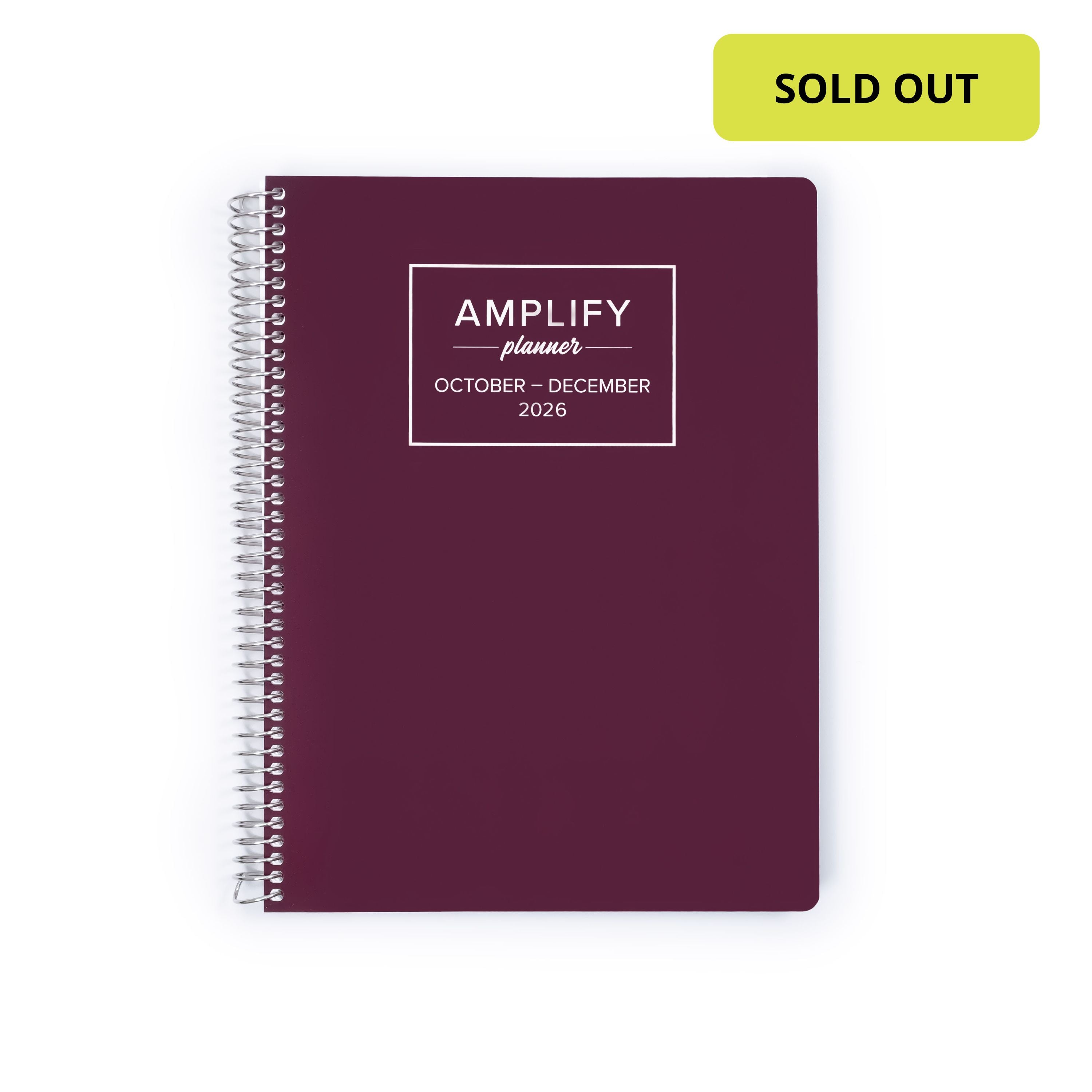 Daily Planner - October-December 2026 - Mulled Berry