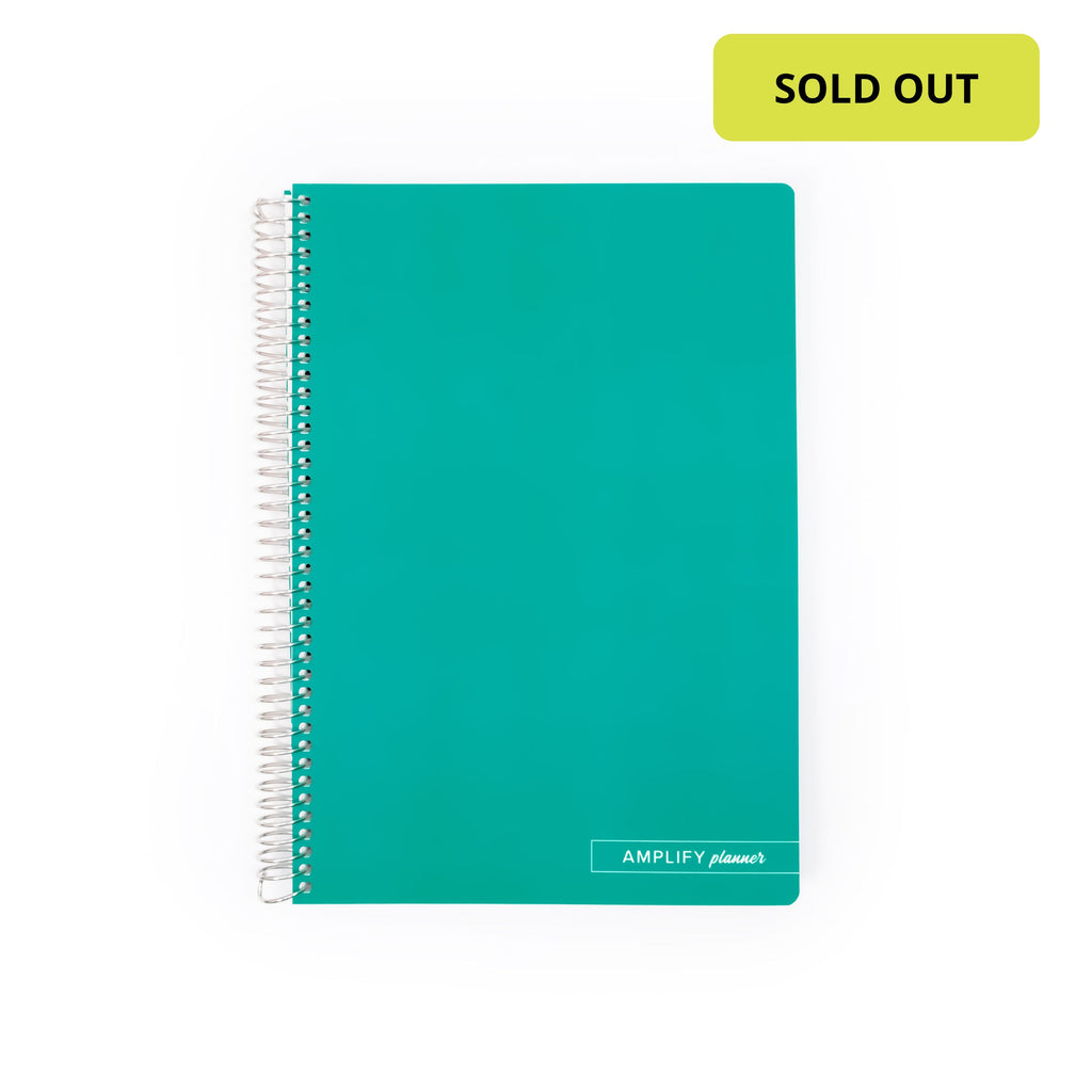 Nostalgic Teal Spiral Notebook
