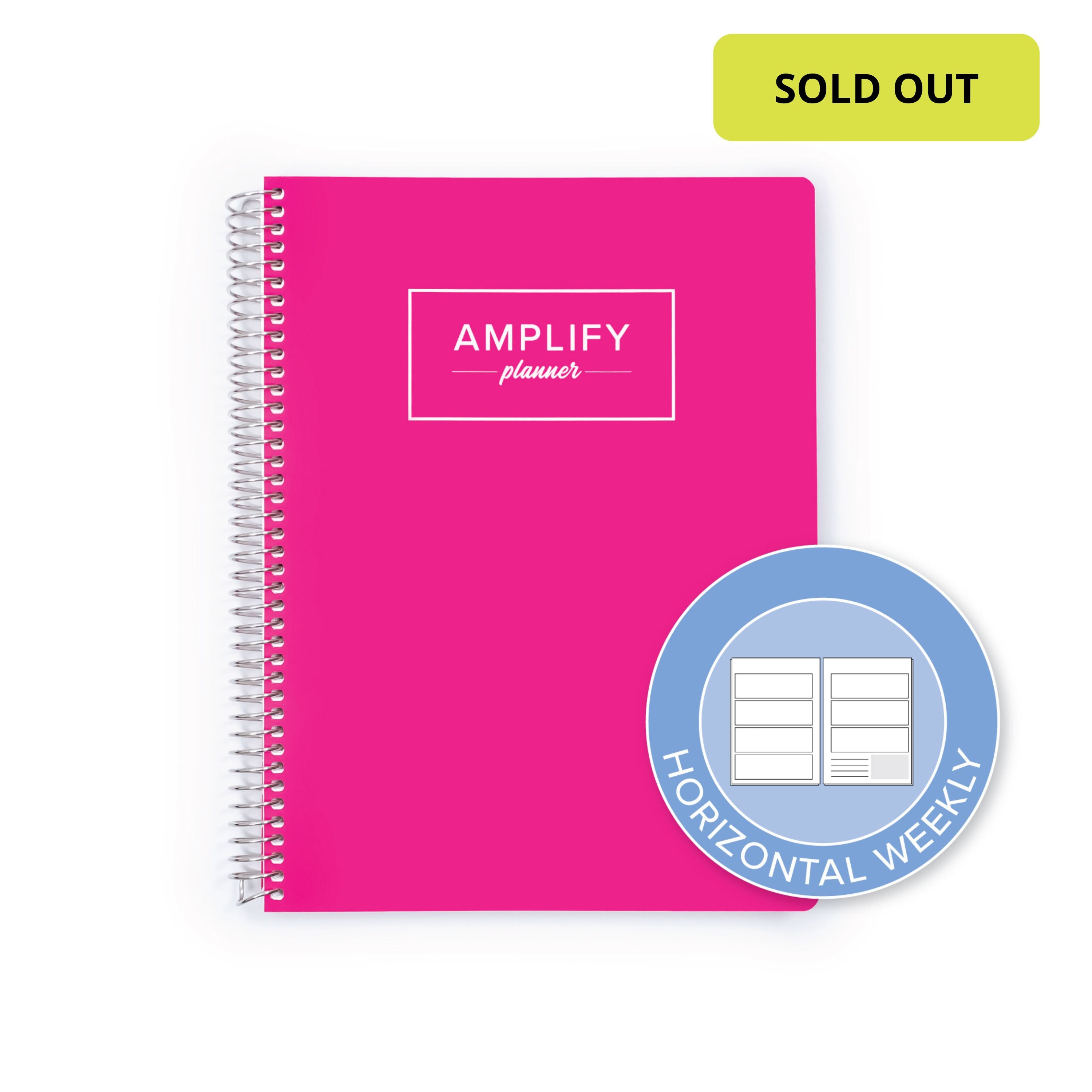 Undated Daily Planner - Make Moves Pink