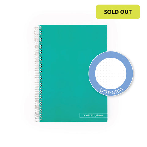 Nostalgic Teal Spiral Notebook
