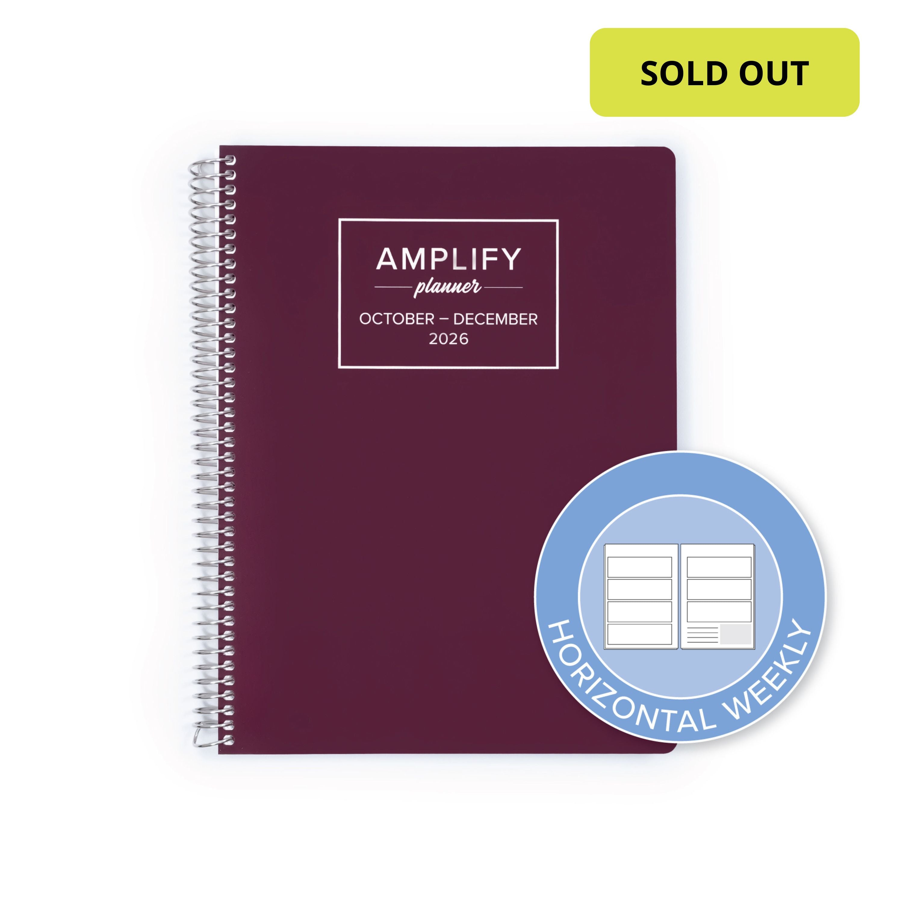 Daily Planner - October-December 2026 - Mulled Berry