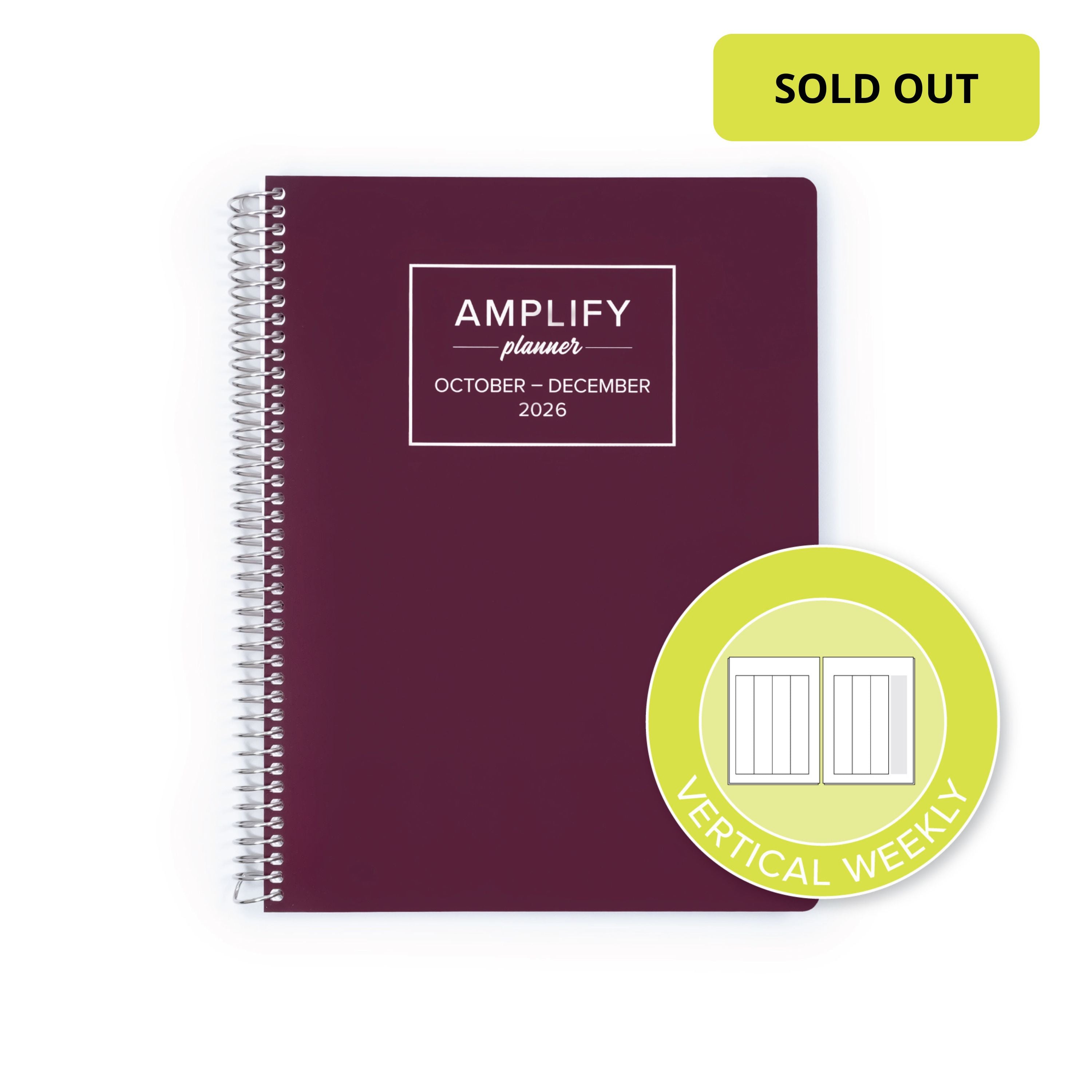 Daily Planner - October-December 2026 - Mulled Berry