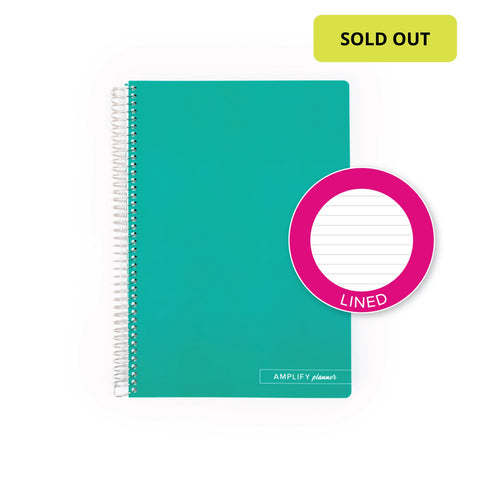 Nostalgic Teal Spiral Notebook
