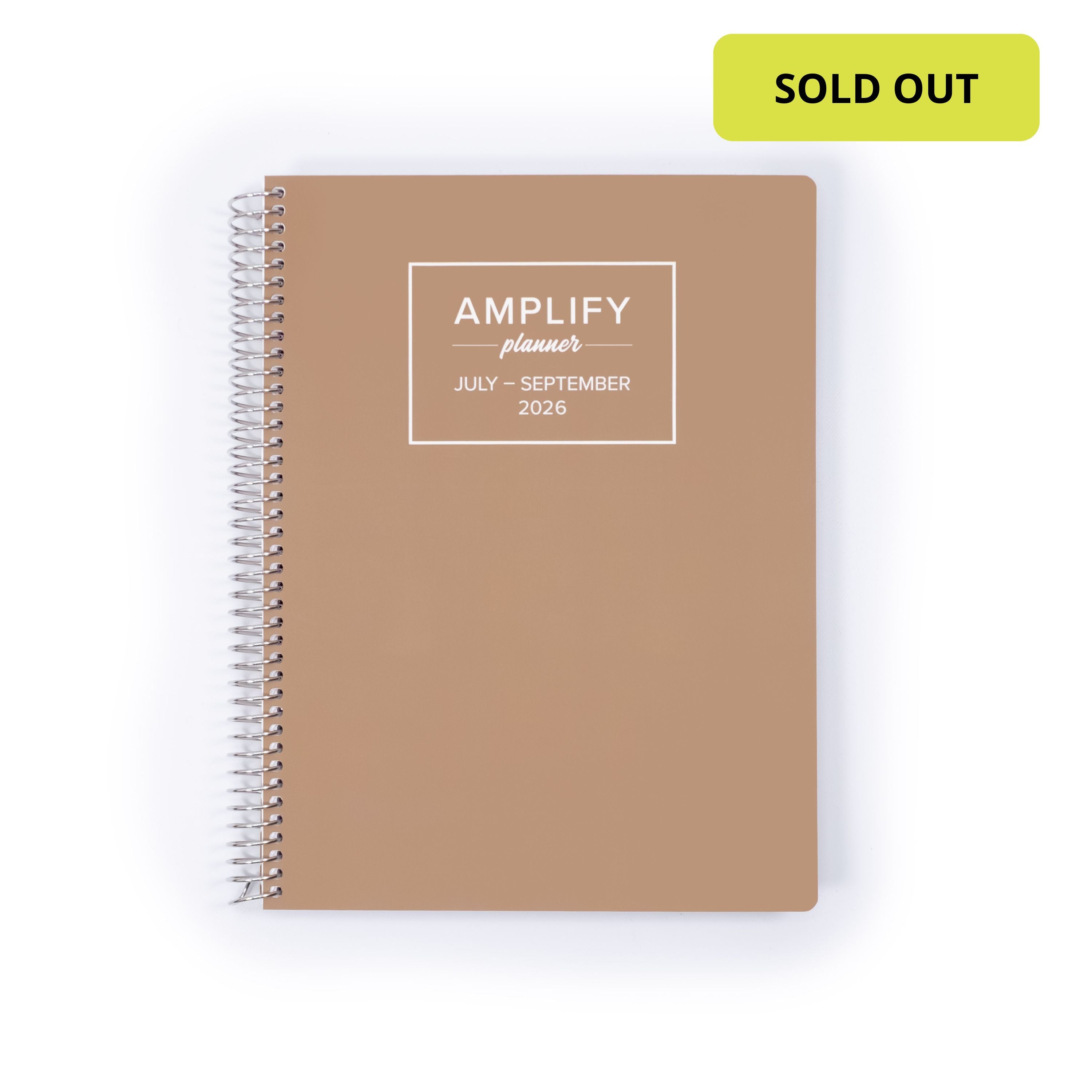 Daily Planner - July-September 2026 - Nomad Brown