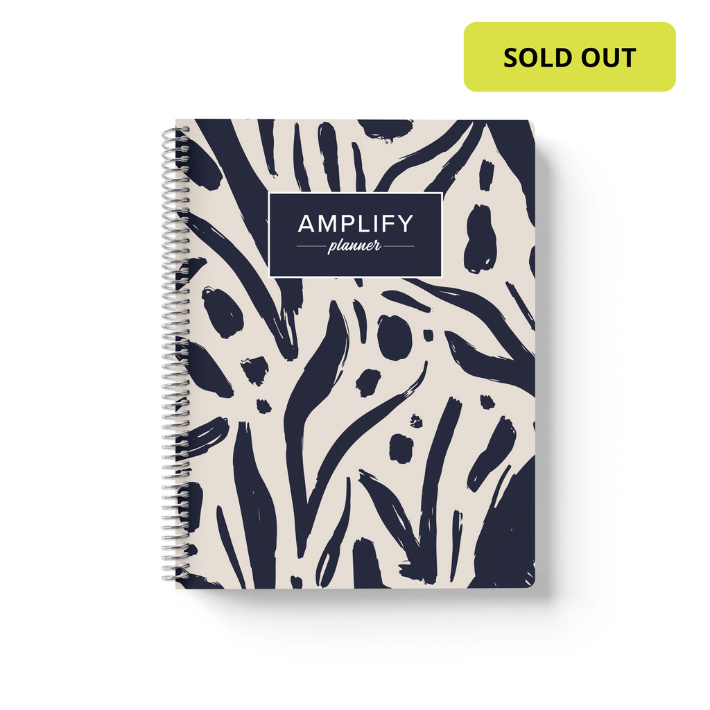 Paint Stroke Yearly Planner | July 2024-June 2025