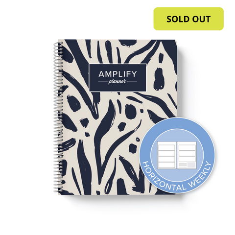 Paint Stroke Yearly Planner | July 2024-June 2025