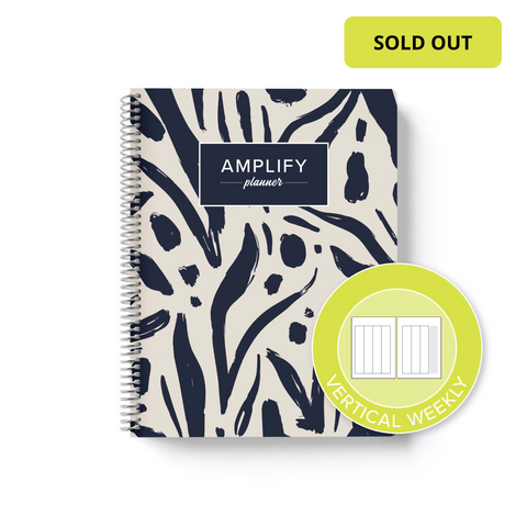 Paint Stroke Yearly Planner | July 2024-June 2025