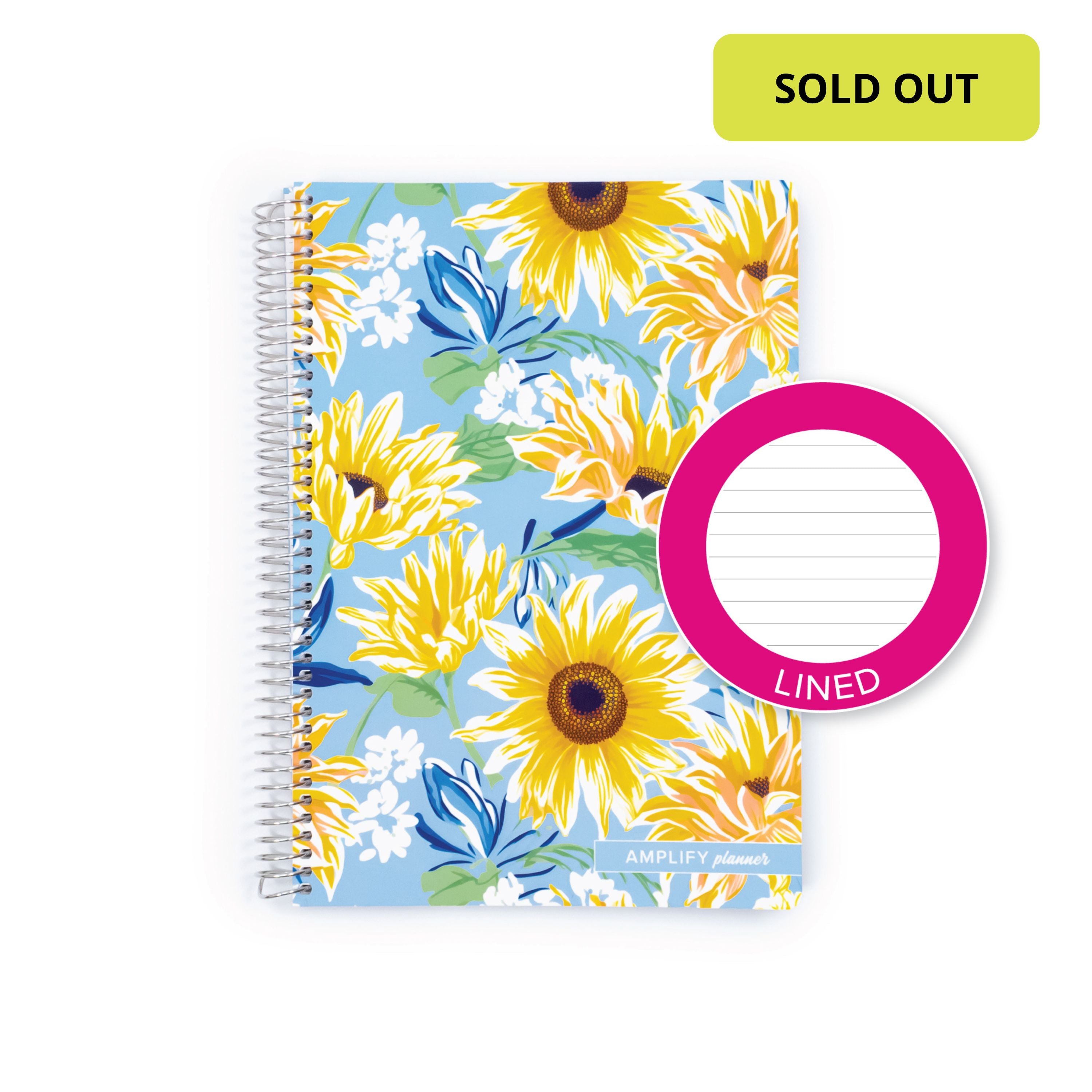 Under The Sunflowers Spiral Notebook