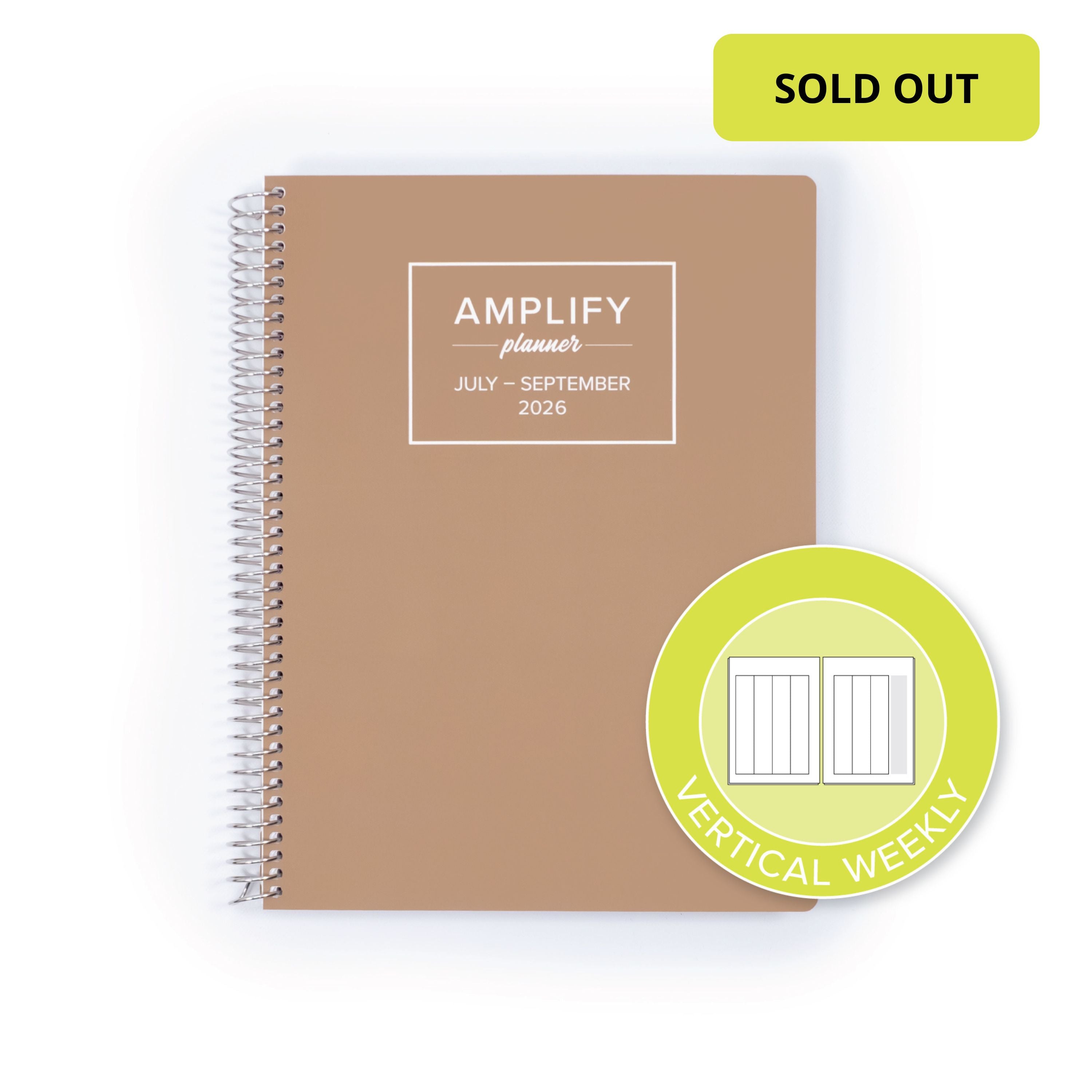 Daily Planner - July-September 2026 - Nomad Brown