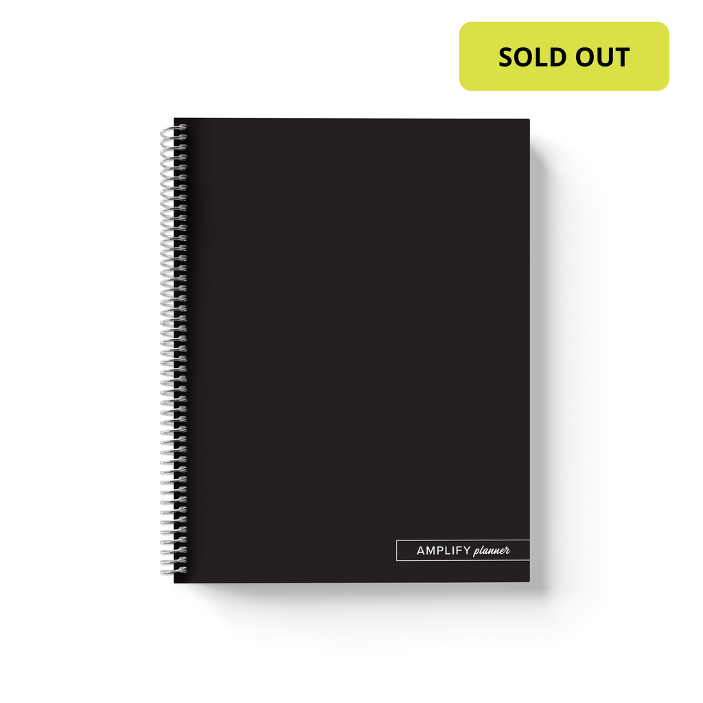 Creative Black Spiral Notebook