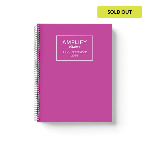Daily Planner - July-September 2025 - Wild Fuchsia