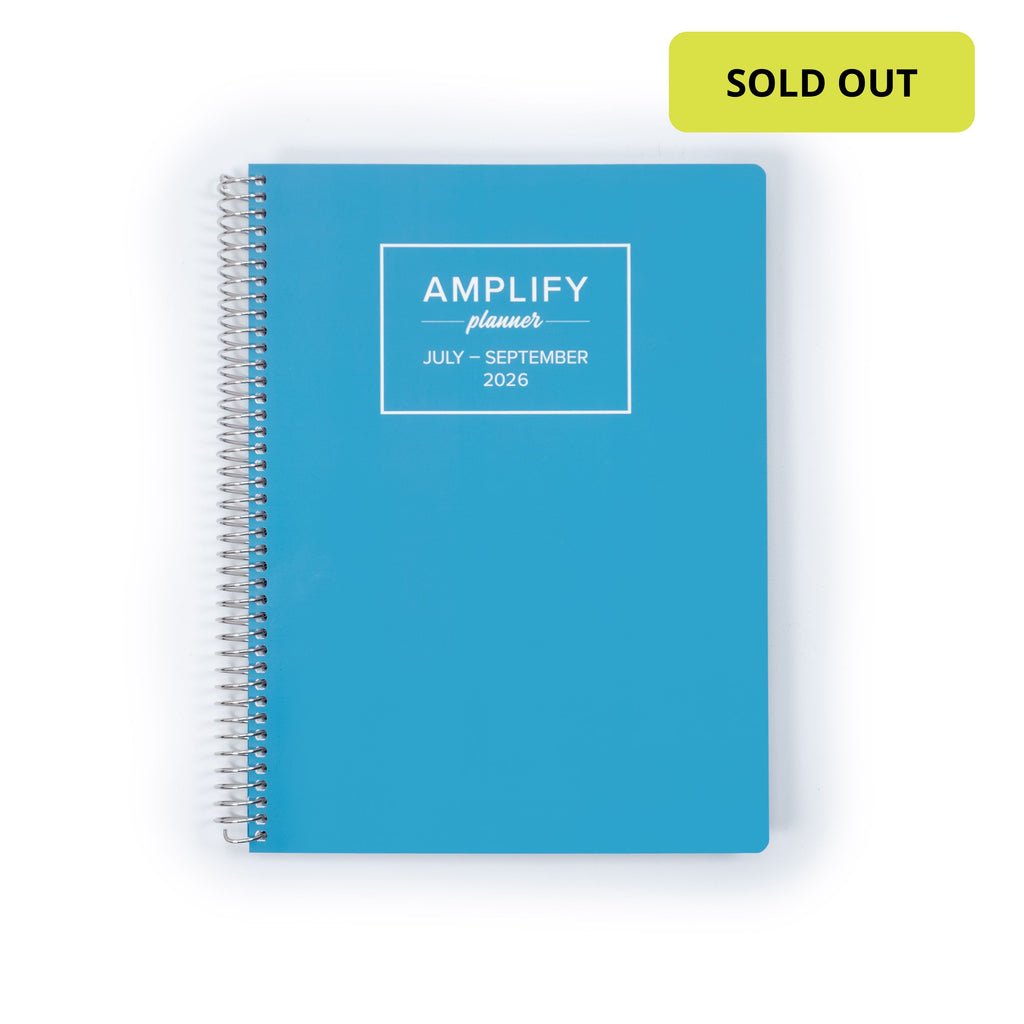 Daily Planner - July-September 2026 - Poolside Blue