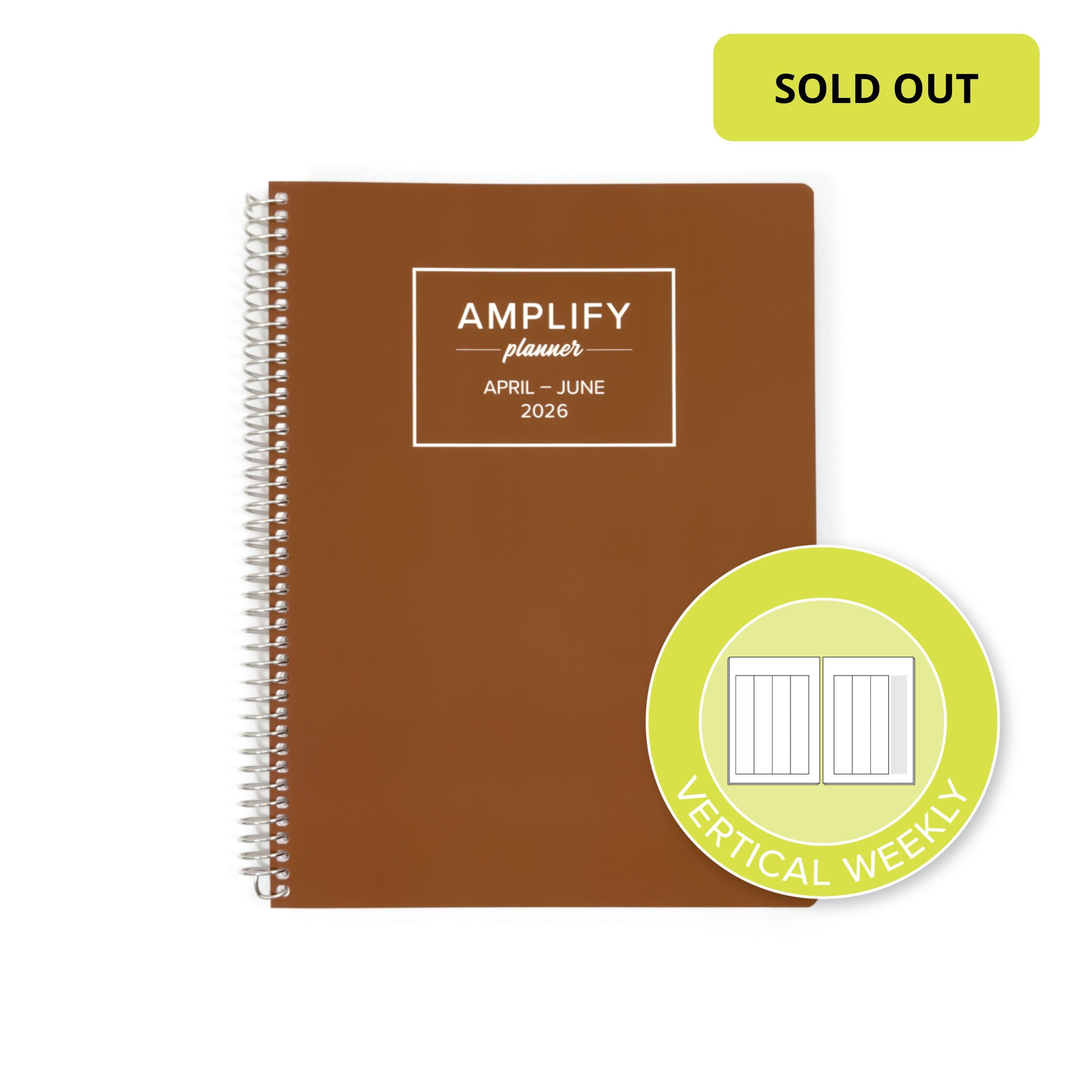 Daily Planner - April-June 2026 - In My Season featuring a vertical weekly layout icon.