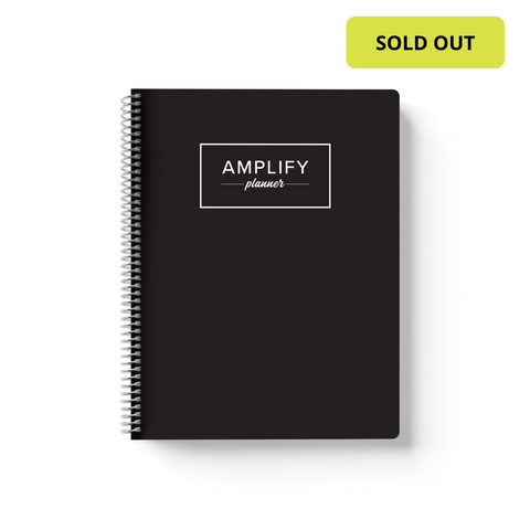 Creative Black Yearly Planner | July 2023-June 2024