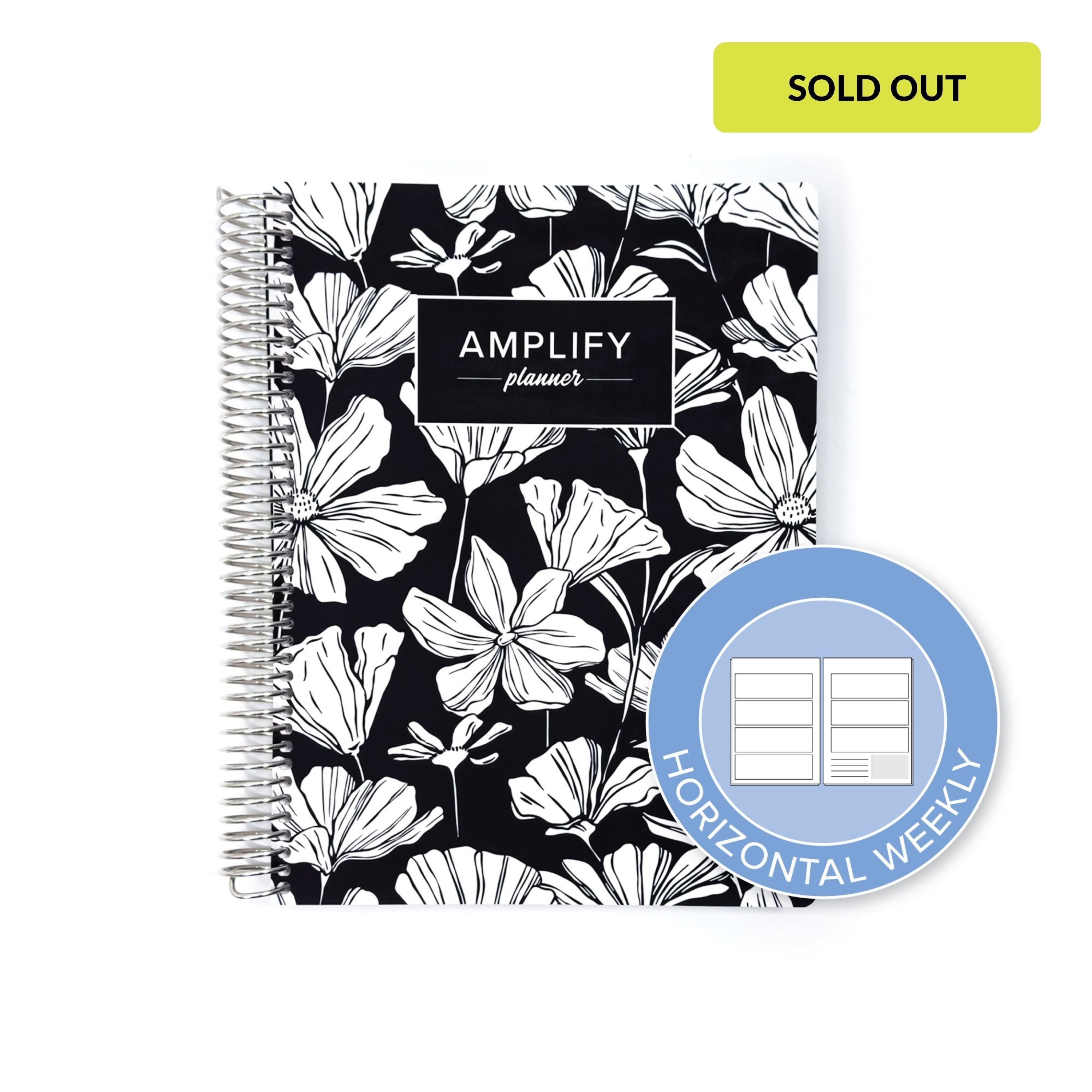 Horizontal Layout - Weekly amplify planner for 2026 in the color way Still In Bloom