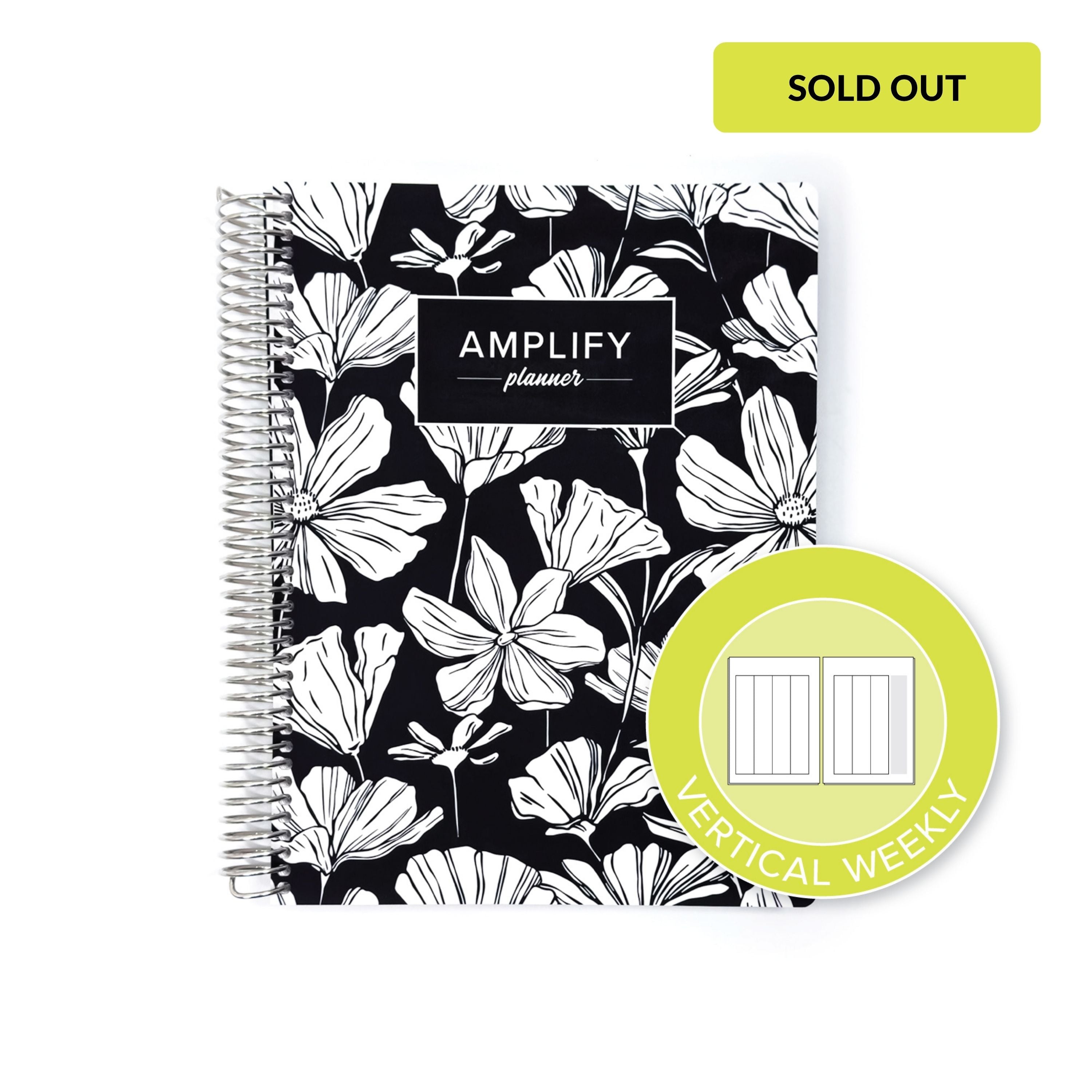 Vertical Layout - Weekly amplify planner for 2026 in the color way Still In Bloom