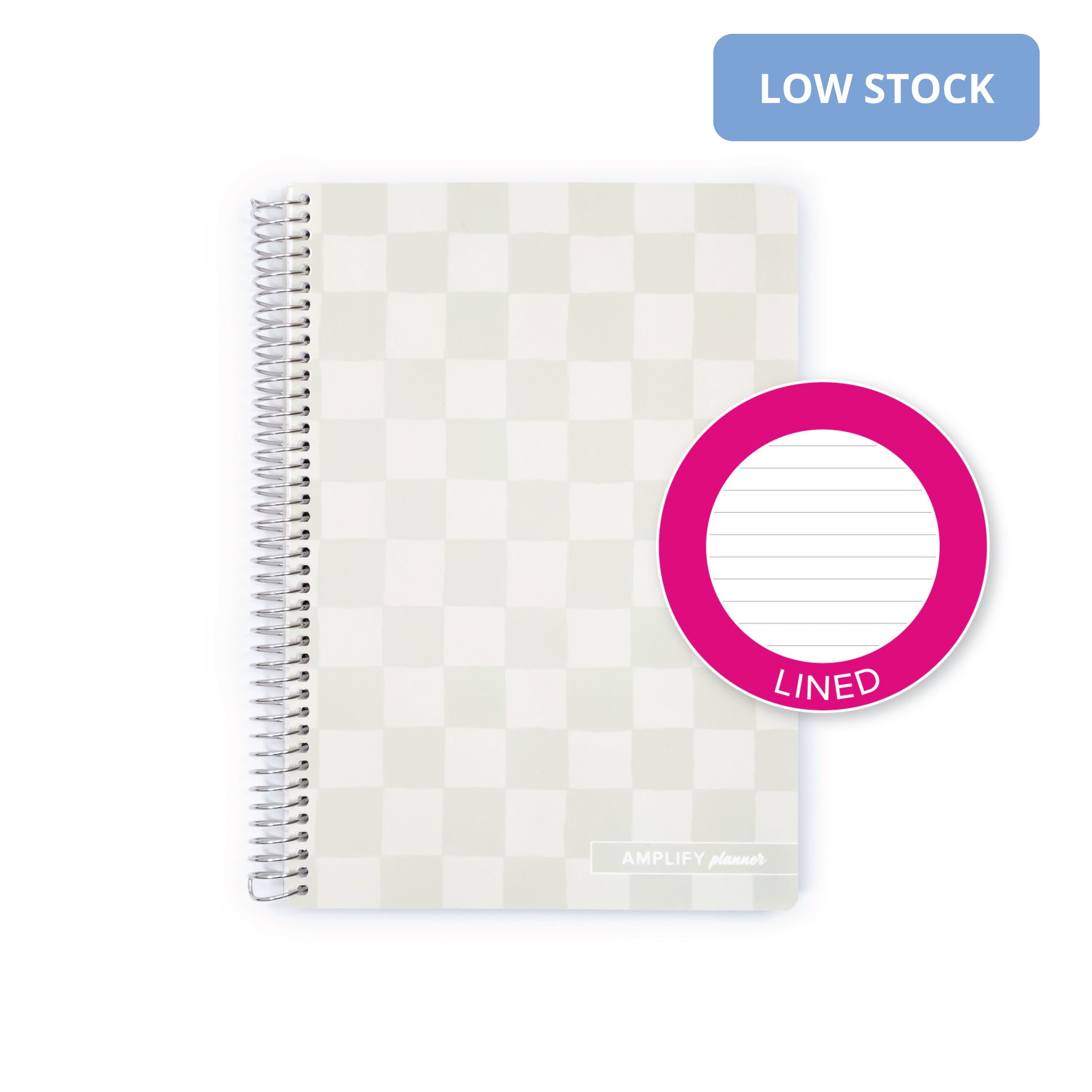 Simply Checkered Spiral Notebook