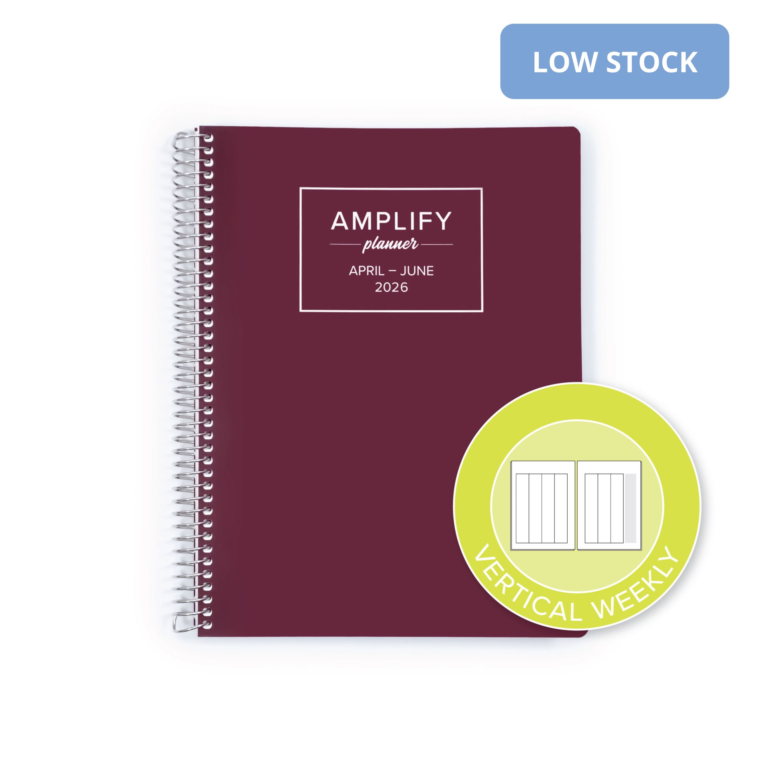 Daily Planner - April-June 2026 - This Is Maroon