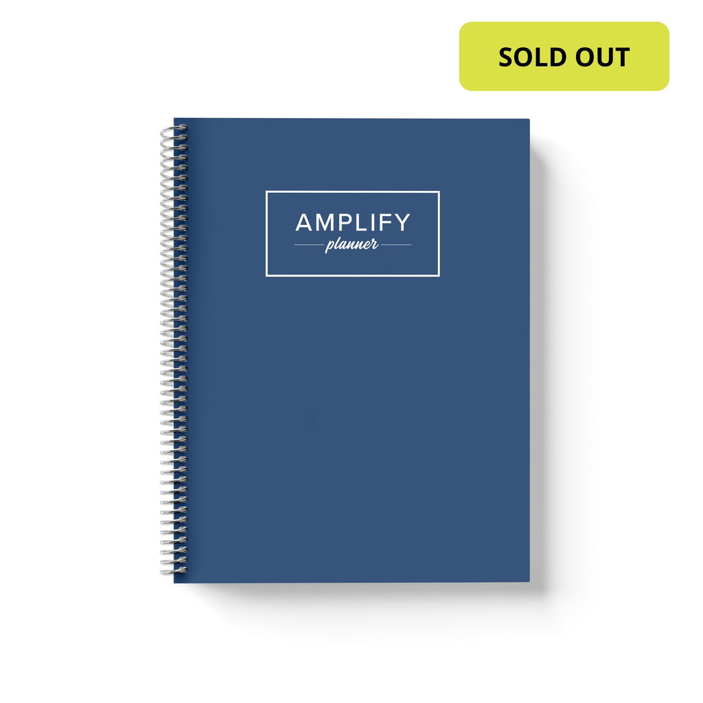 Weekly Undated Planner - Navy