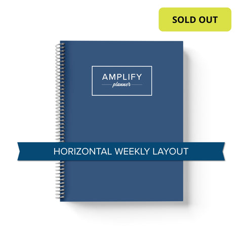 Weekly Undated Planner - Navy