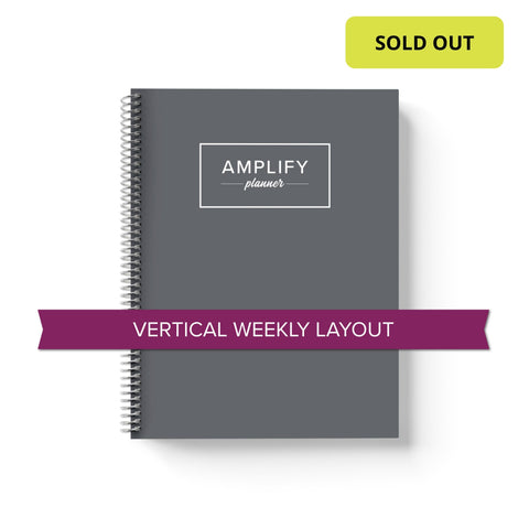 Weekly Undated Planner - Charcoal