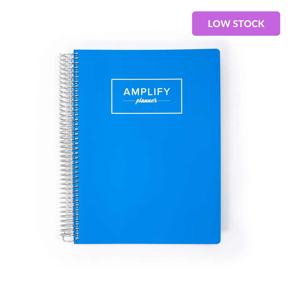 Weekly amplify planner for 2026 in the color way Blue Possibility