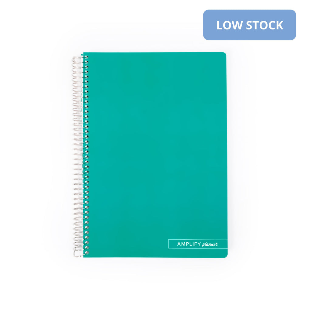 Nostalgic Teal Spiral Notebook