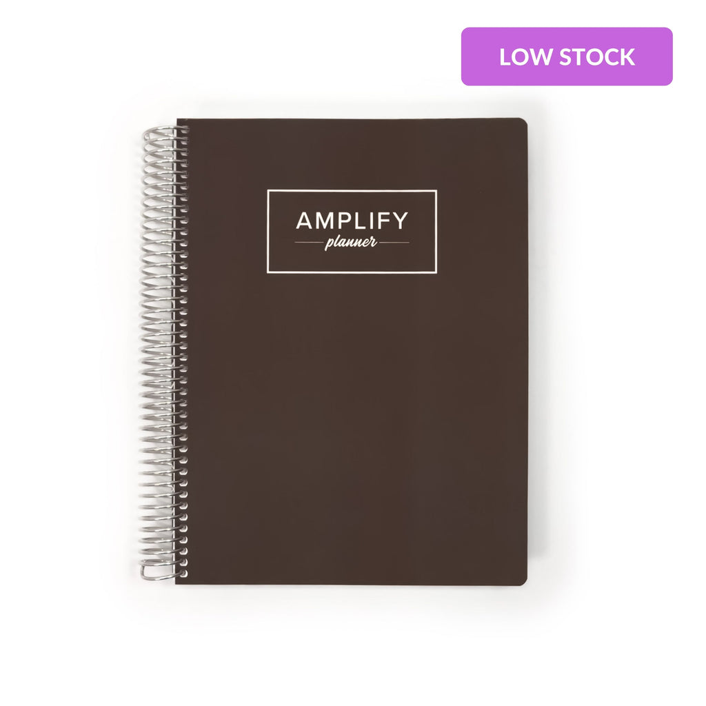 Weekly amplify planner for 2026 in the color way Next Step Brown