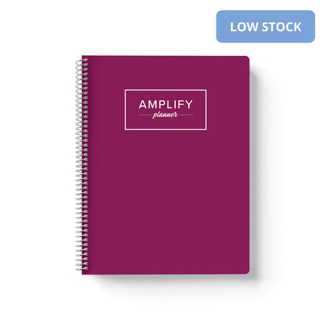 radiant berry weekly Amplify Planner 2025 Weekly Planner on a white background