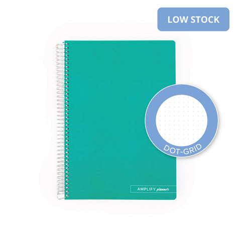 Nostalgic Teal Spiral Notebook