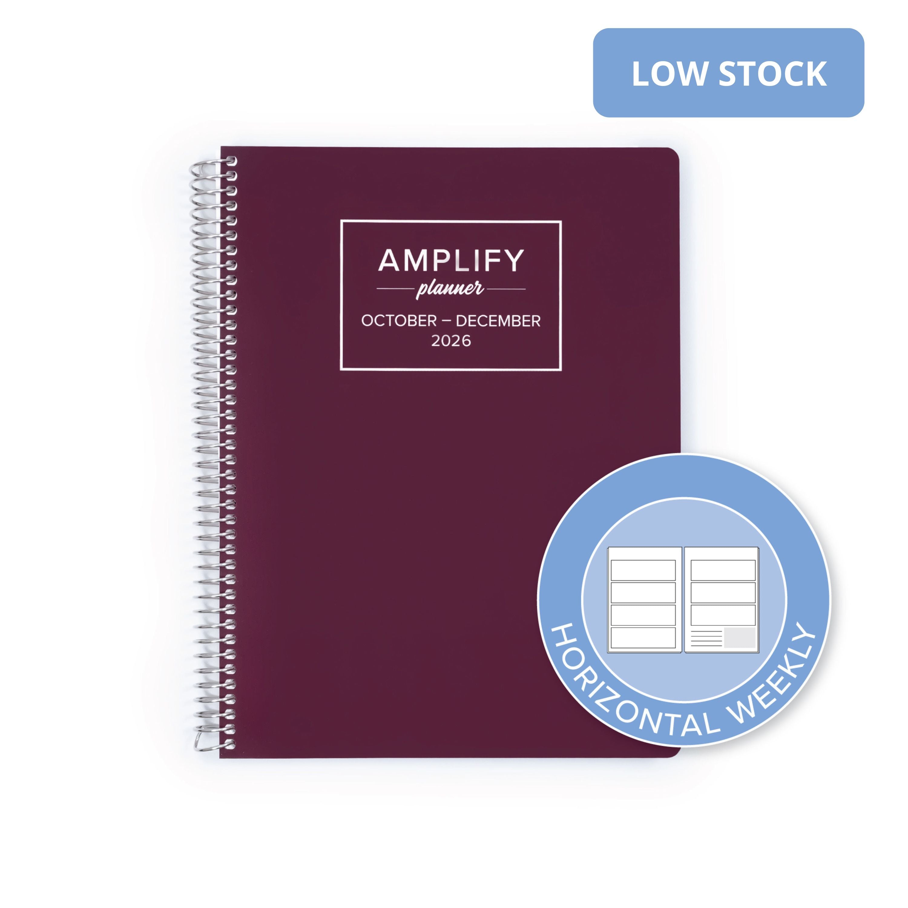 Daily Planner - October-December 2026 - Mulled Berry