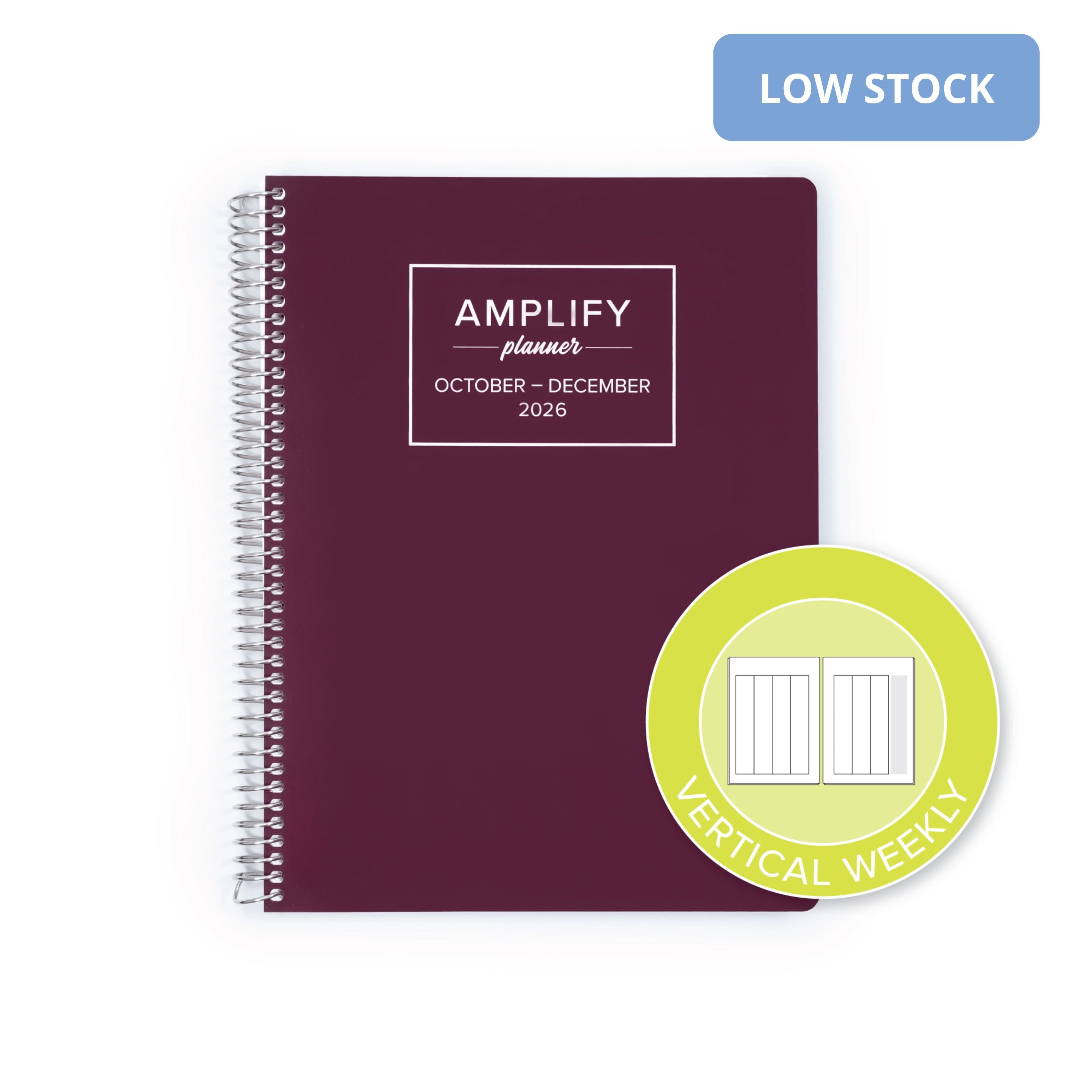 Daily Planner - October-December 2026 - Mulled Berry